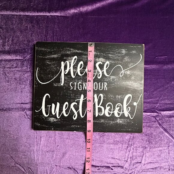 Rustic Wedding Decor Guest Book Sign - Picture 2 of 6